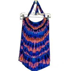 Aqua Green NEW Tie Dye Kaleidoscope Swim Tankini